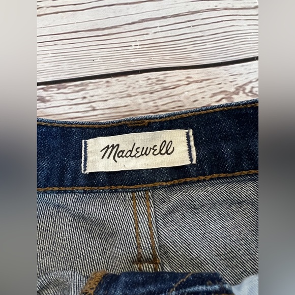Madewell Women'sThe High-Rise Slim‎ Boyjean in Medium Blue Wash Style - Picture 14 of 15